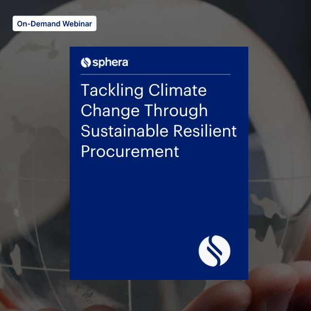 R – W 171 webinar Tackling Climate Change Through Sustainable Resilient Procurement