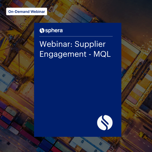 R – W 178 webinar Webinar Supplier Engagement – MQL