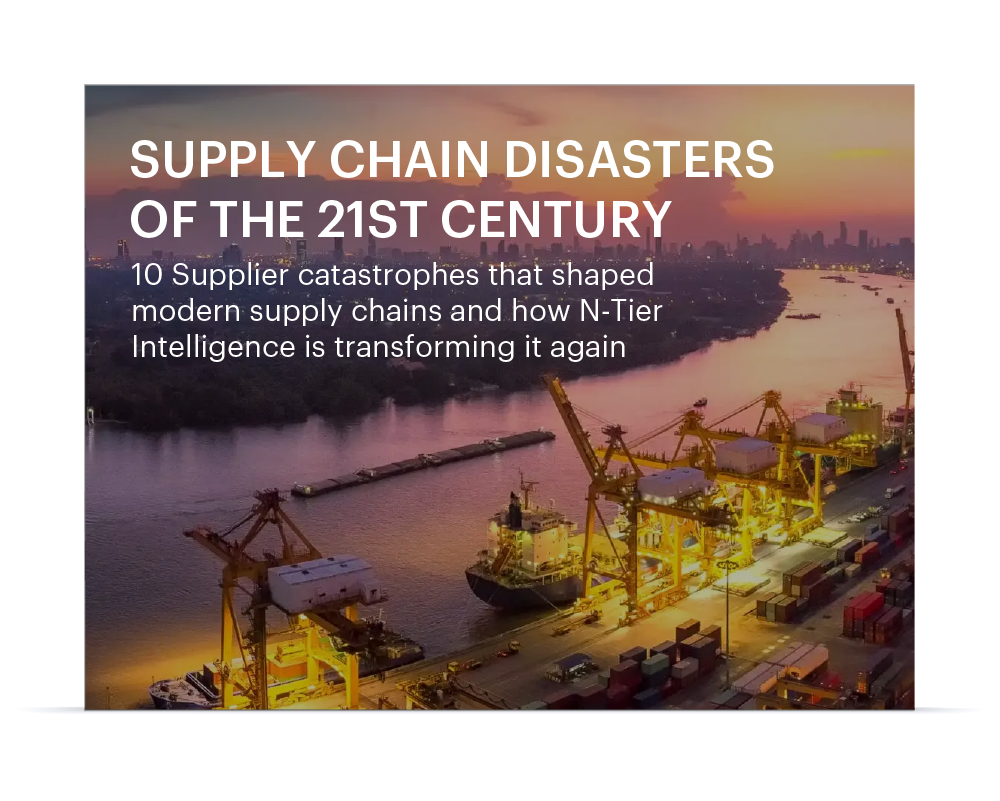 Supply chain disasters of the 21st century