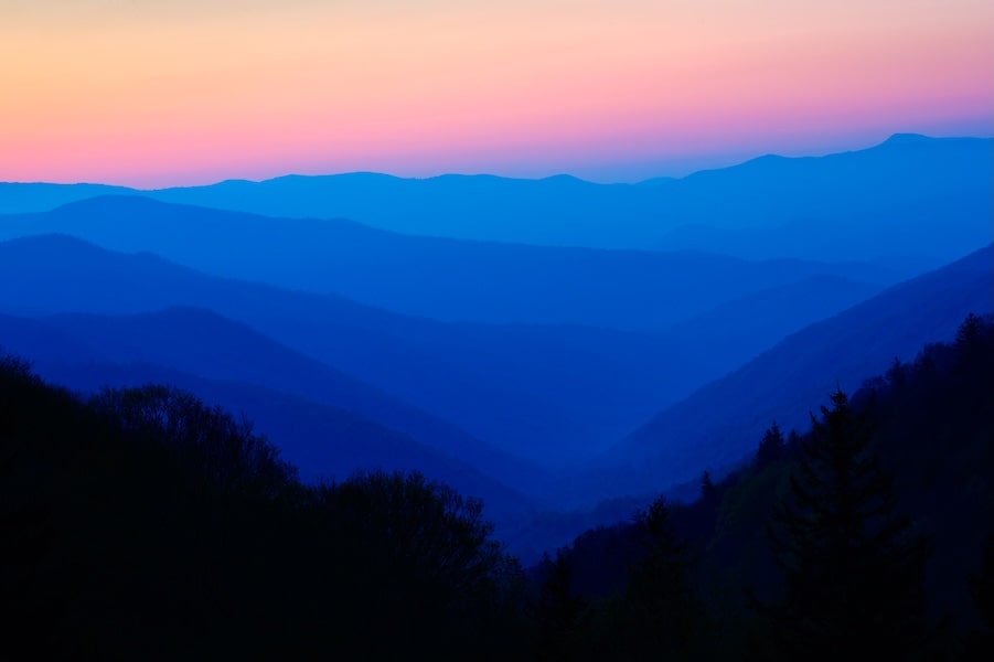 misty mountains