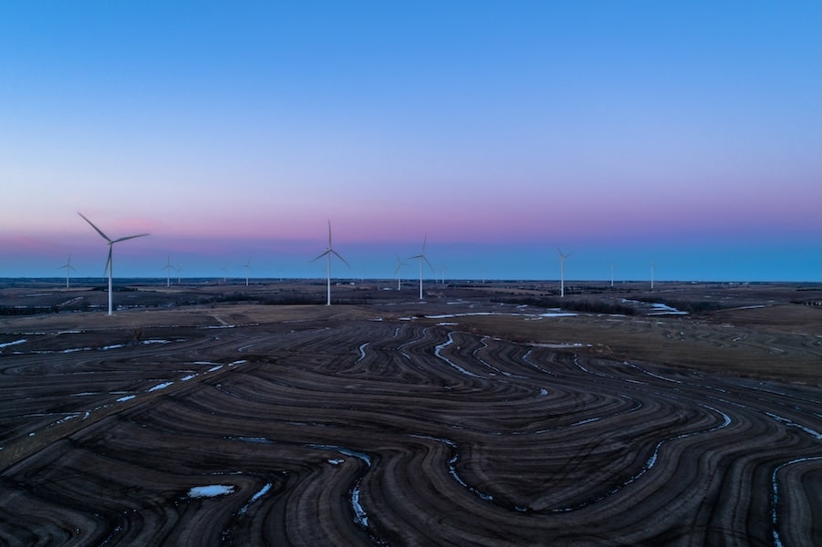 wind turbines