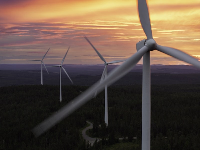 wind turbines
