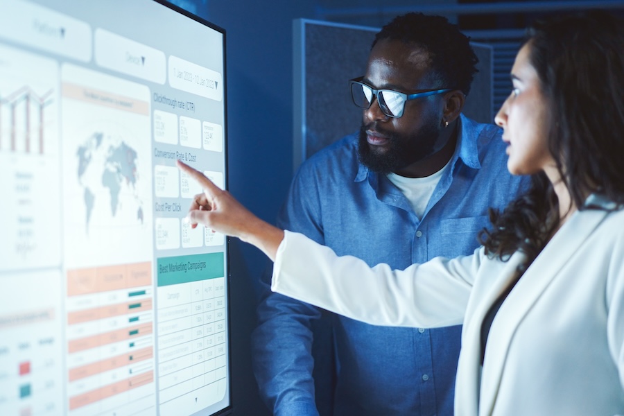 A team of multiethnic developers